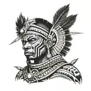 zulu warrior tattoo design idea