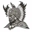 zulu warrior tattoo design idea