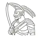 zulu warrior tattoo design idea
