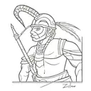 zulu warrior tattoo design idea