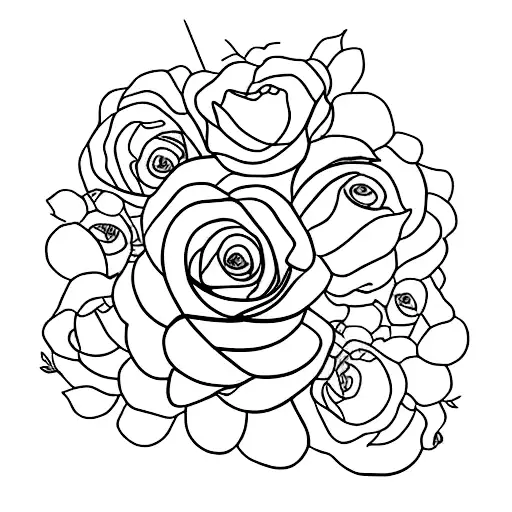  Xbox controller and flowers around it, girly tattoo design idea