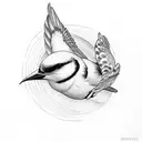 Swallow Bird tattoo design idea