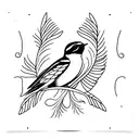 Swallow Bird tattoo design idea