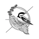 Swallow Bird tattoo design idea