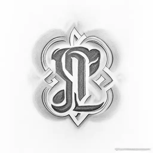 letter E and G initial tattoo tattoo design idea