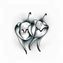 2 sweet peas in a pod tattoo design idea