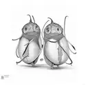 2 peas in a pod tattoo design idea