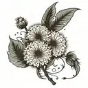 Dandelion tattoo design idea