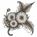 Dandelion tattoo design idea