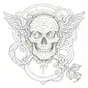 in memory of my dad that past away last year  tattoo design idea
