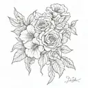 in memory of my dad that past away last year  tattoo design idea
