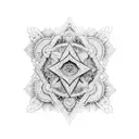geometria sagrada  tattoo design idea
