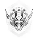 Jester tattoo design idea