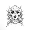 Jester tattoo design idea