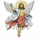 jesus tattoo design idea