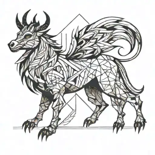 kirin tattoo design idea