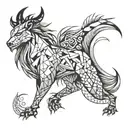 kirin tattoo design idea