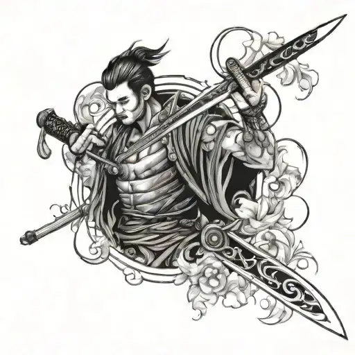 Body Part: right part of chest, right arm to elbow Tattoo idea: Samurai, Samurai's sword, Phoenix, and old Japanese attr tattoo design idea