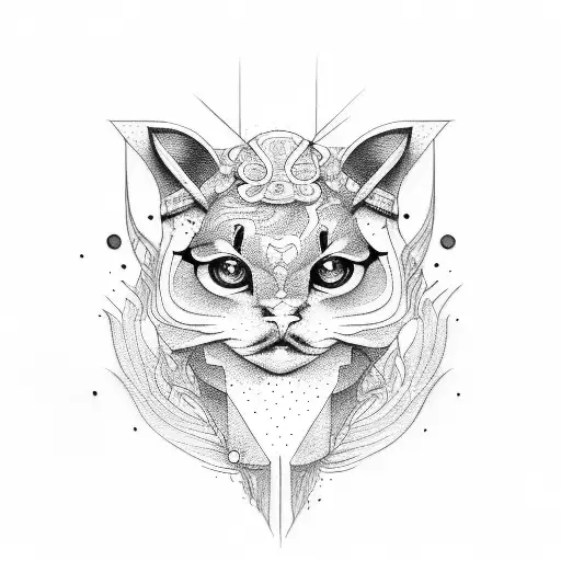 number 9 tattoo design idea