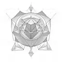 "I was so ahead of the curve, the curve became a sphere" tattoo design idea