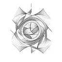"I was so ahead of the curve, the curve became a sphere" tattoo design idea