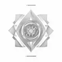"I was so ahead of the curve, the curve became a sphere" tattoo design idea