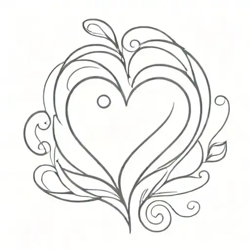 143 with a heart tattoo design idea