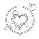 143 with a heart tattoo design idea