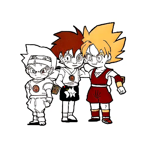 Anime dragon ball naruto luffy ichigo tattoo design idea