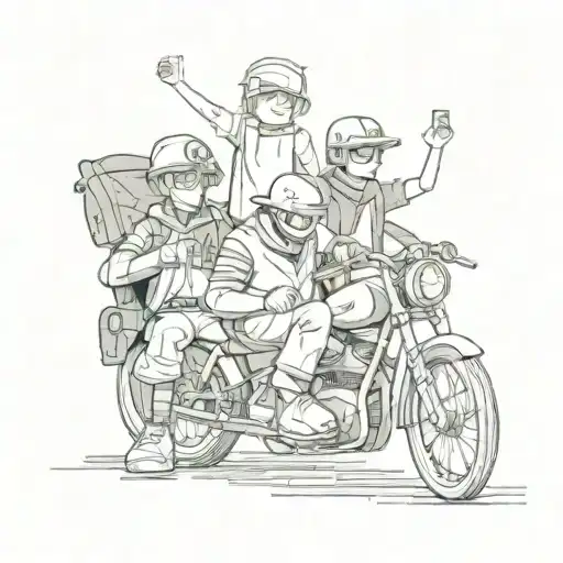 B1 b2 going back in time tattoo design idea