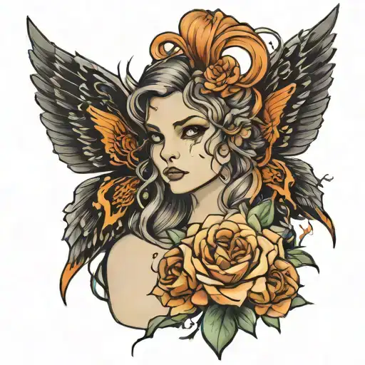 God, my daughter, dnd tattoo design idea