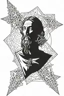 Christ , dnd dice tattoo design idea
