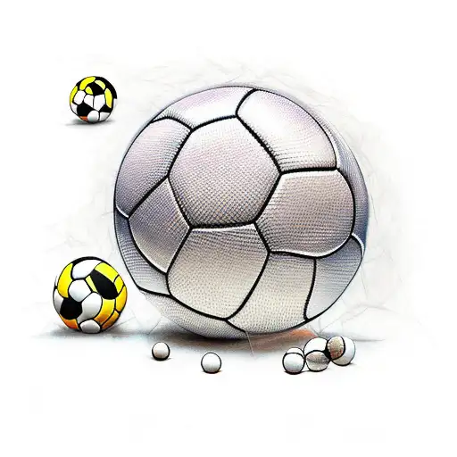 soccer volleyball dog annie dead tattoo design idea