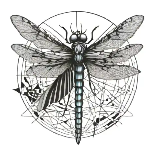 dragonfly tattoo design idea