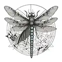 dragonfly tattoo design idea