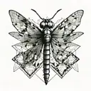 dragonfly tattoo design idea