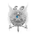 Steaua bucharest hooligans tattoo design idea