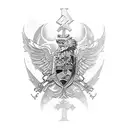 Steaua bucharest hooligans tattoo design idea