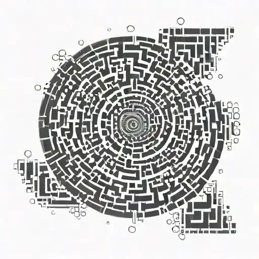 A Fibonacci spiral made of binary code, symbolizing the intersection of software engineering and mathematics tattoo design idea