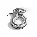 rattlesnake  tattoo design idea