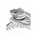 rattlesnake  tattoo design idea