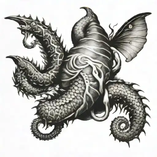 Scorpio virgo pisces  tattoo design idea