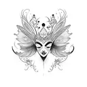 fairy tattoo design idea