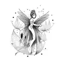 fairy tattoo design idea