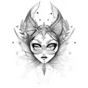 fairy tattoo design idea