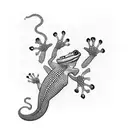 Gecko tattoo design idea