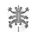 Gecko tattoo design idea