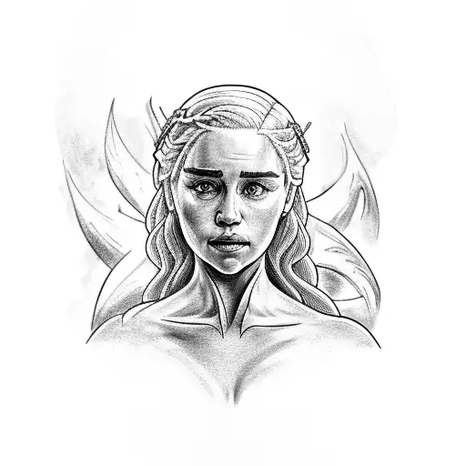 daenerys targaryen tattoo design idea