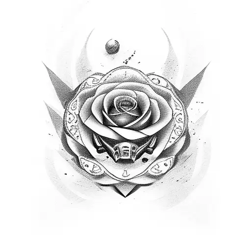 rosas con escorpion de mortal kombat tattoo design idea