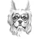 cavalier King Charles spaniel  tattoo design idea